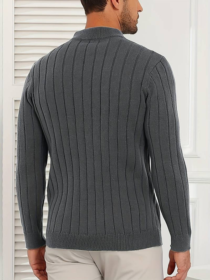 Yedidya - Pulover Casual cu Mâneci Lungi Din Tricot