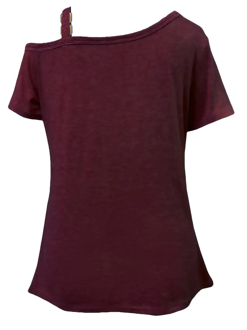 Ianthe - Tricou Elegant Cu Mâneci Scurte