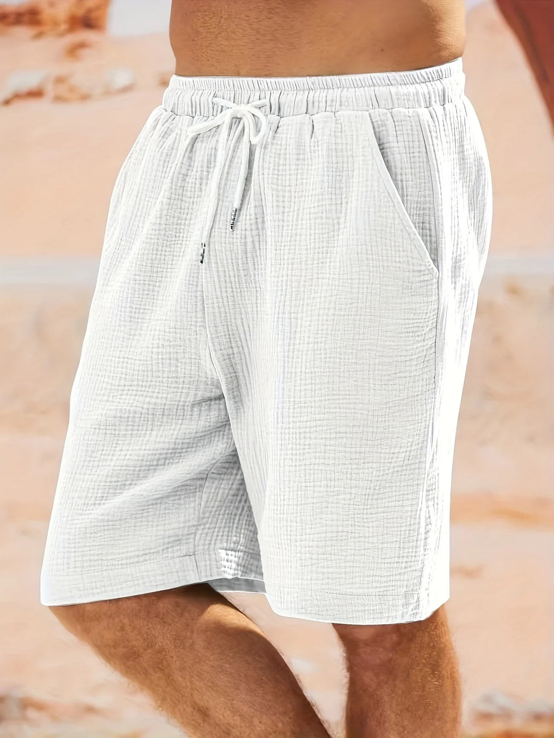 Bancroft - Pantaloni Scurți Eleganți Largi Cu Buzunare