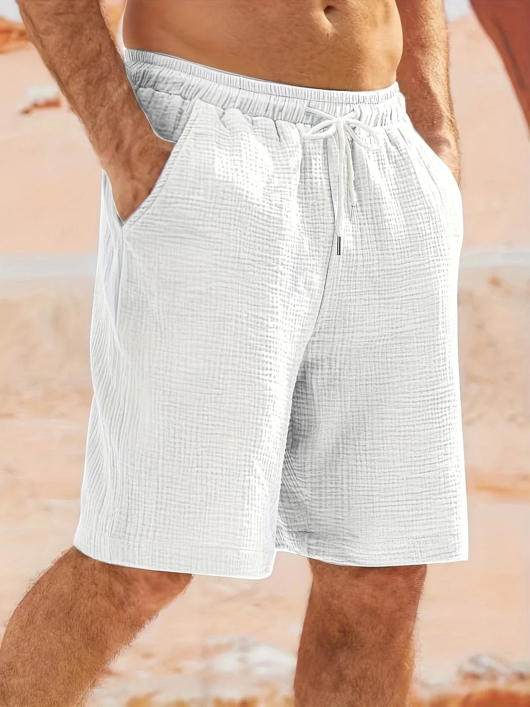 Bancroft - Pantaloni Scurți Eleganți Largi Cu Buzunare