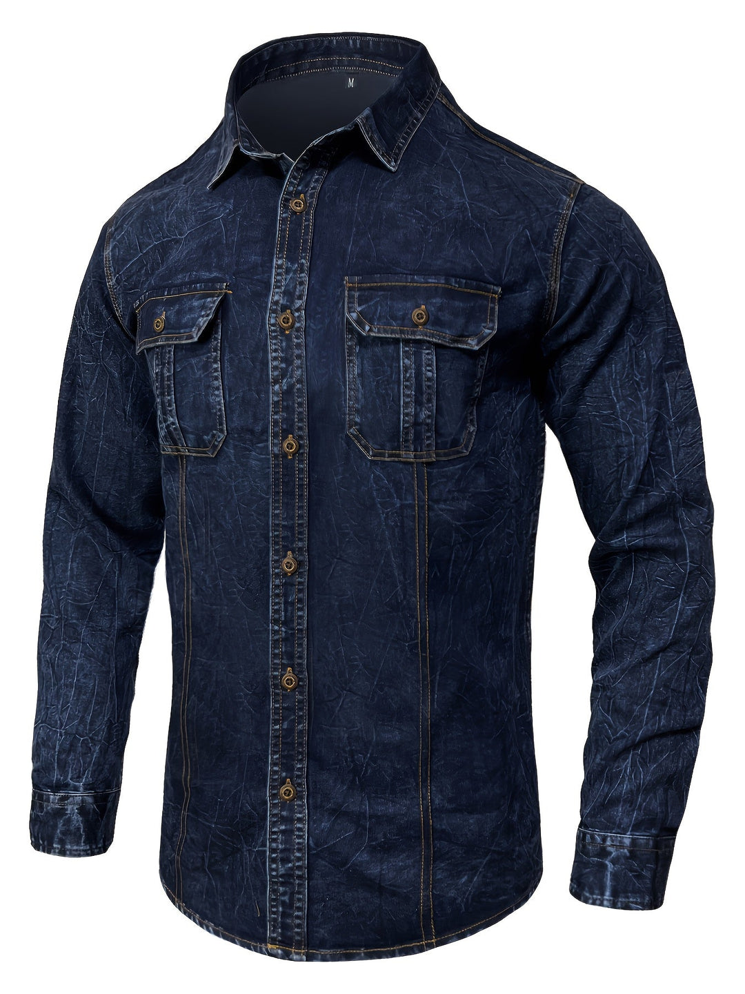 Dolvin - Casual Long Sleeve Shirt With Double Pocket