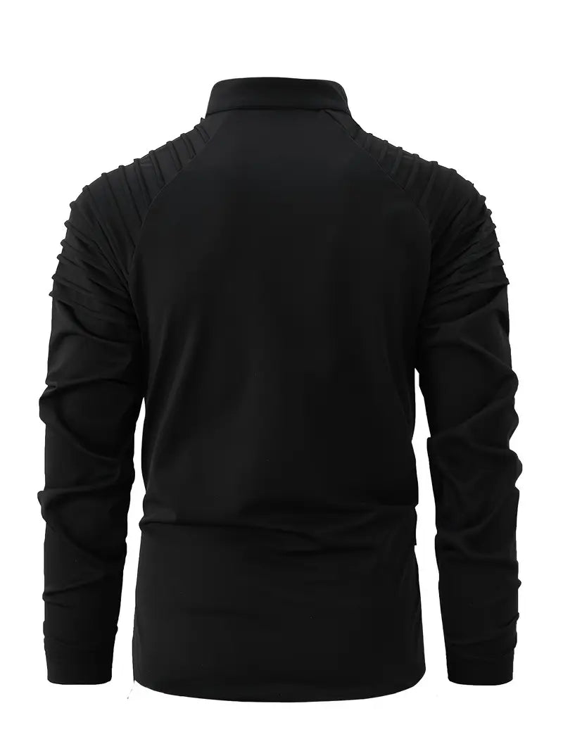 Linwood  - Tricou Polo Cu Mânecă Lungă și Fermoar