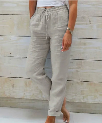 Roberta  - Pantaloni Casual cu Snur