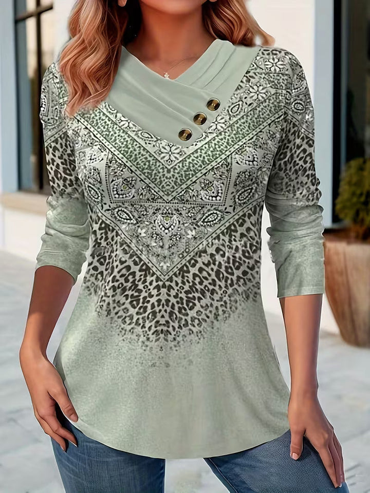 Dainora - Rochie Mini Cu Imprimeu Tătar In Stil Etnic
