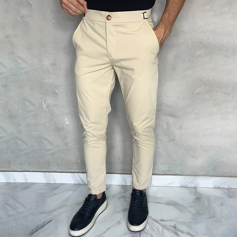 Matan - Pantaloni Clasici Slim Fit Elastici