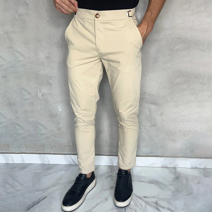 Matan - Pantaloni Clasici Slim Fit Elastici