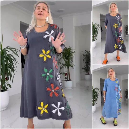 Jiella - Rochie Casual Cu Model Floral