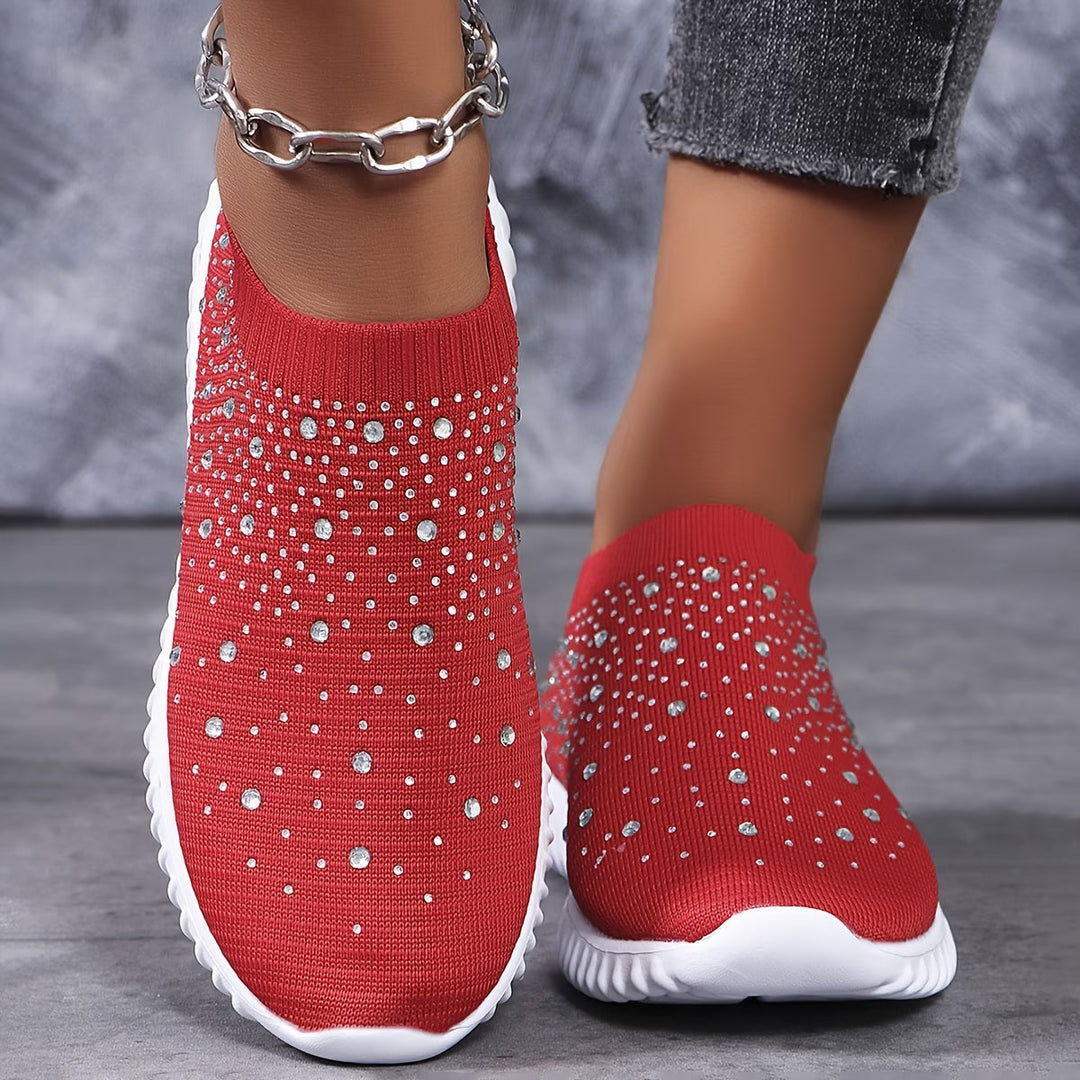 Elizaa – Adidași Comozi Cu Strasuri