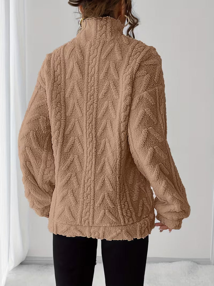 Nessia – Hanorac Versatil Din Fleece, Care Ține De Cald