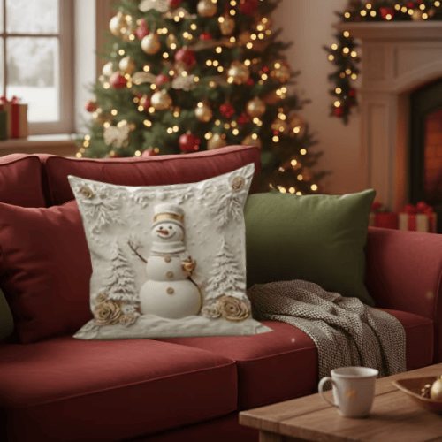 CozyFest - Husă De Pernă cu Tematică de Crăciun Pentru Decorarea Casei