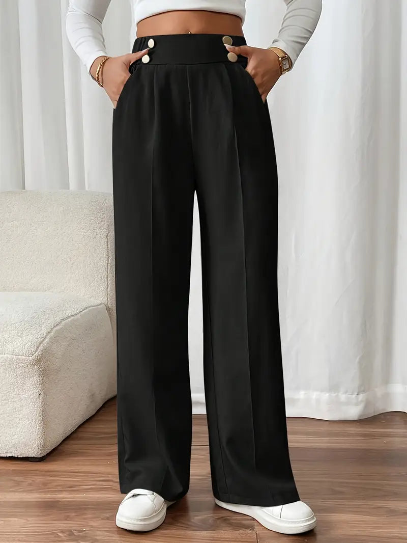 Orvella - Pantaloni Confortabili Largi Cu Buzunare