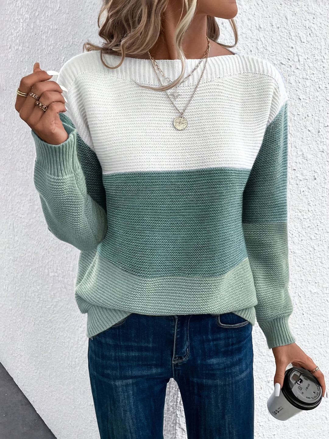 Faria – Pulover Elegant Cu Mâneci Lungi