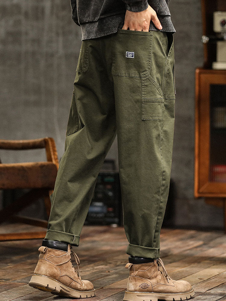 Rasmus - Pantaloni Cargo Eleganți Cu Buzunare