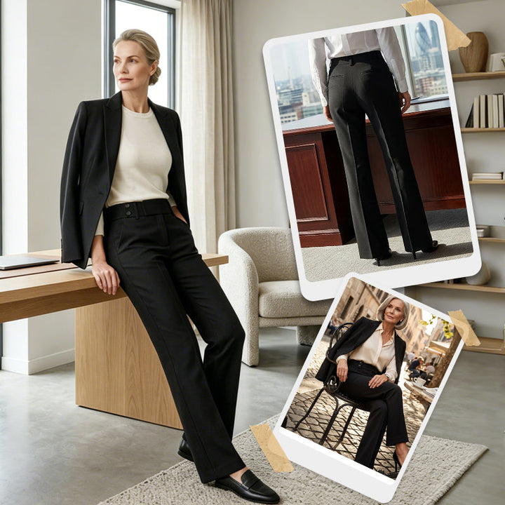 Fanny - Pantaloni Eleganți Cu Croi Evazat
