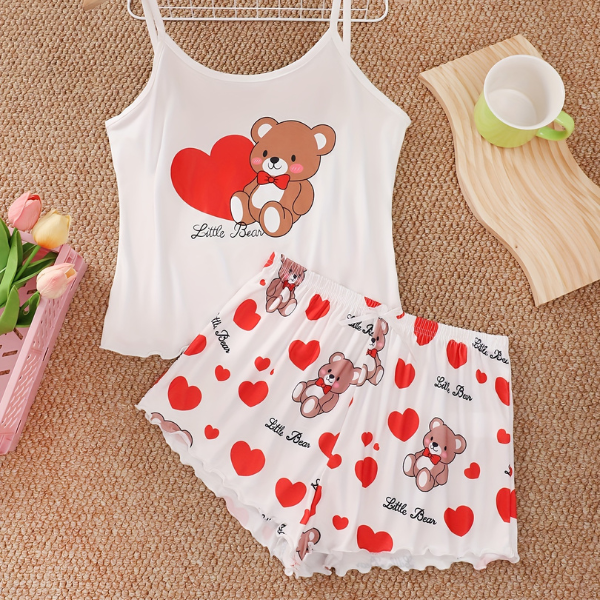 Josefina - Set De Pijamale Cu Imprimeu