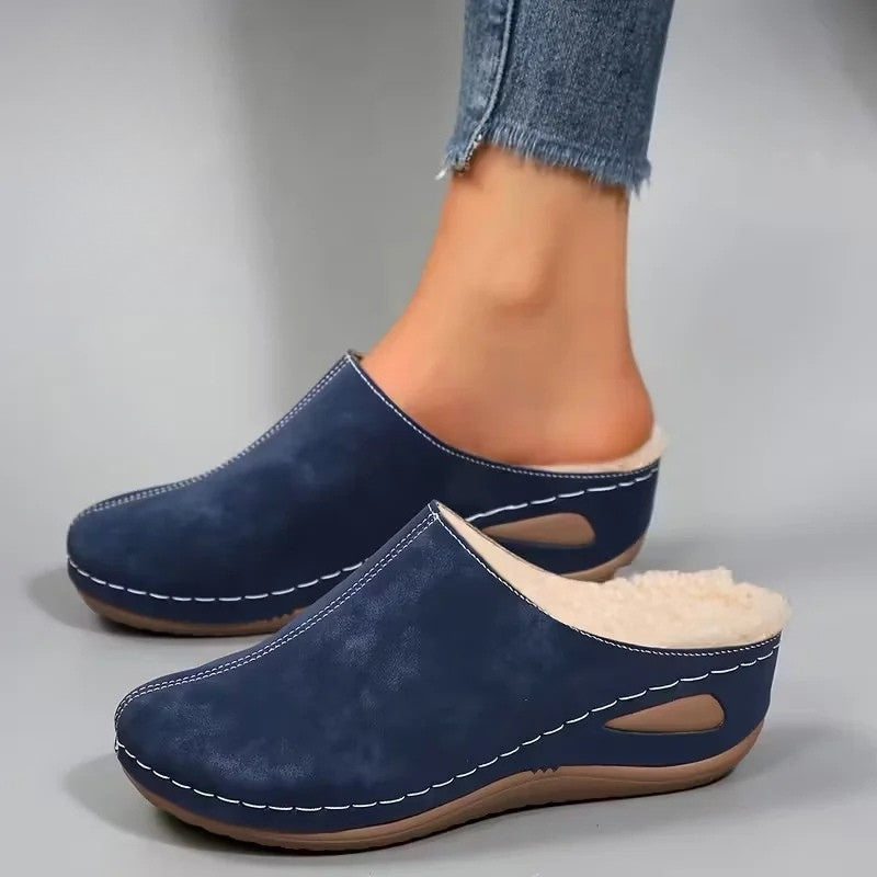 Lirona - Mocasini Confortabili Fără șireturi Cu Căptușeală Din Fleece
