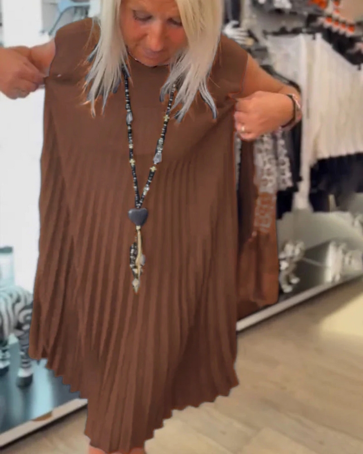 Shihua - Rochie Plisată La Modă