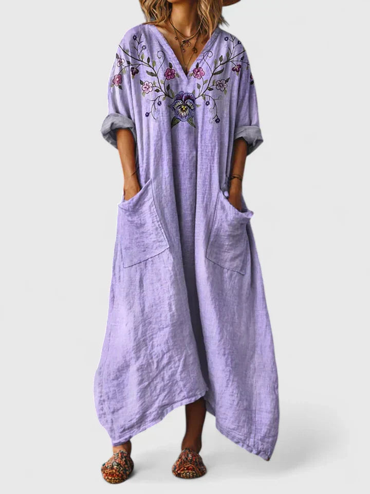 Chathumi - Rochie Elegantă cu Imprimeu