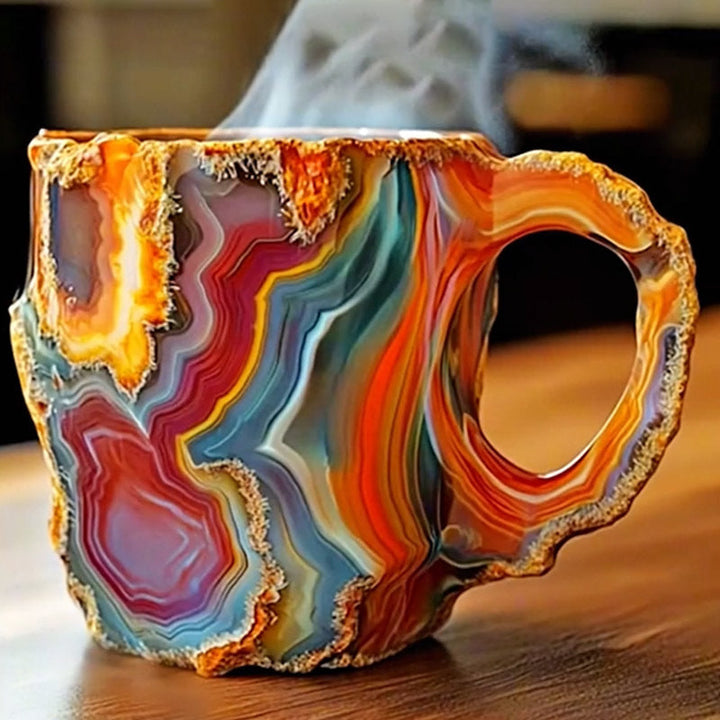 CrystalMug - Cani De Cafea Din Cristal Mineral