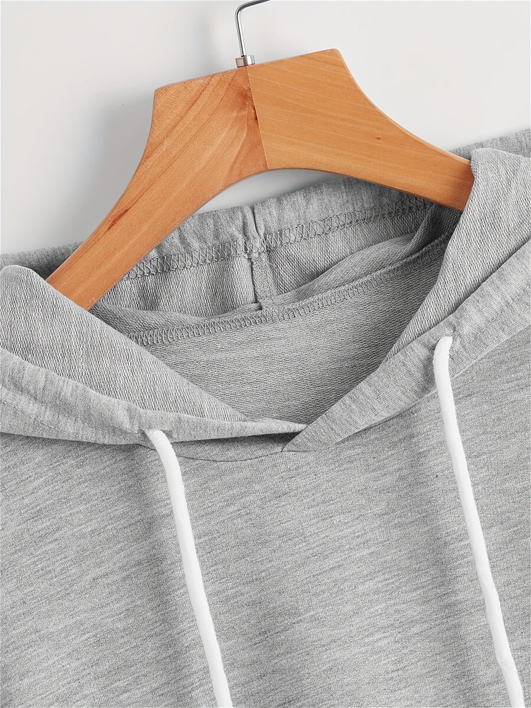 Matthias - Tricou Casual Cu Glugă și Tiv Asimetric