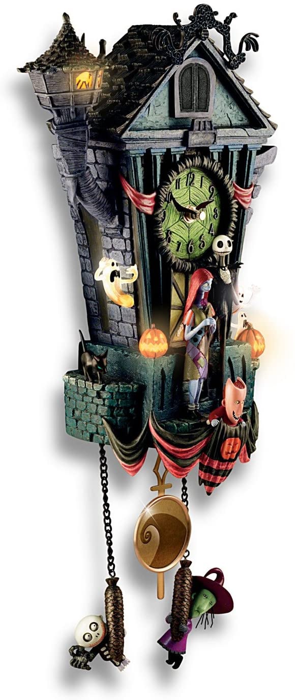 HallowClock - Ceas de Perete Halloween, Coșmarul Dinaintea Crăciunului
