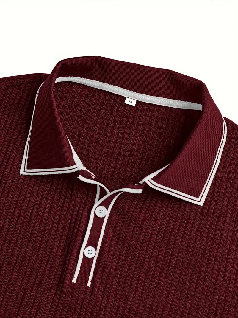 Orestis - Polo Elegante Cu Mâneci Scurte