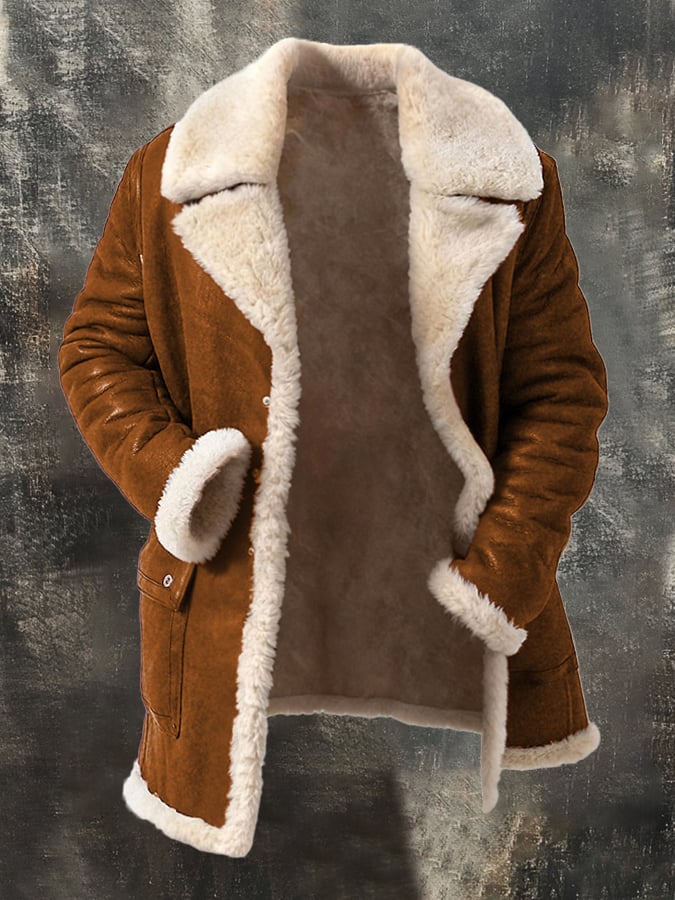 Wojciech - Jachetă Călduroasă Din Pluș Gros