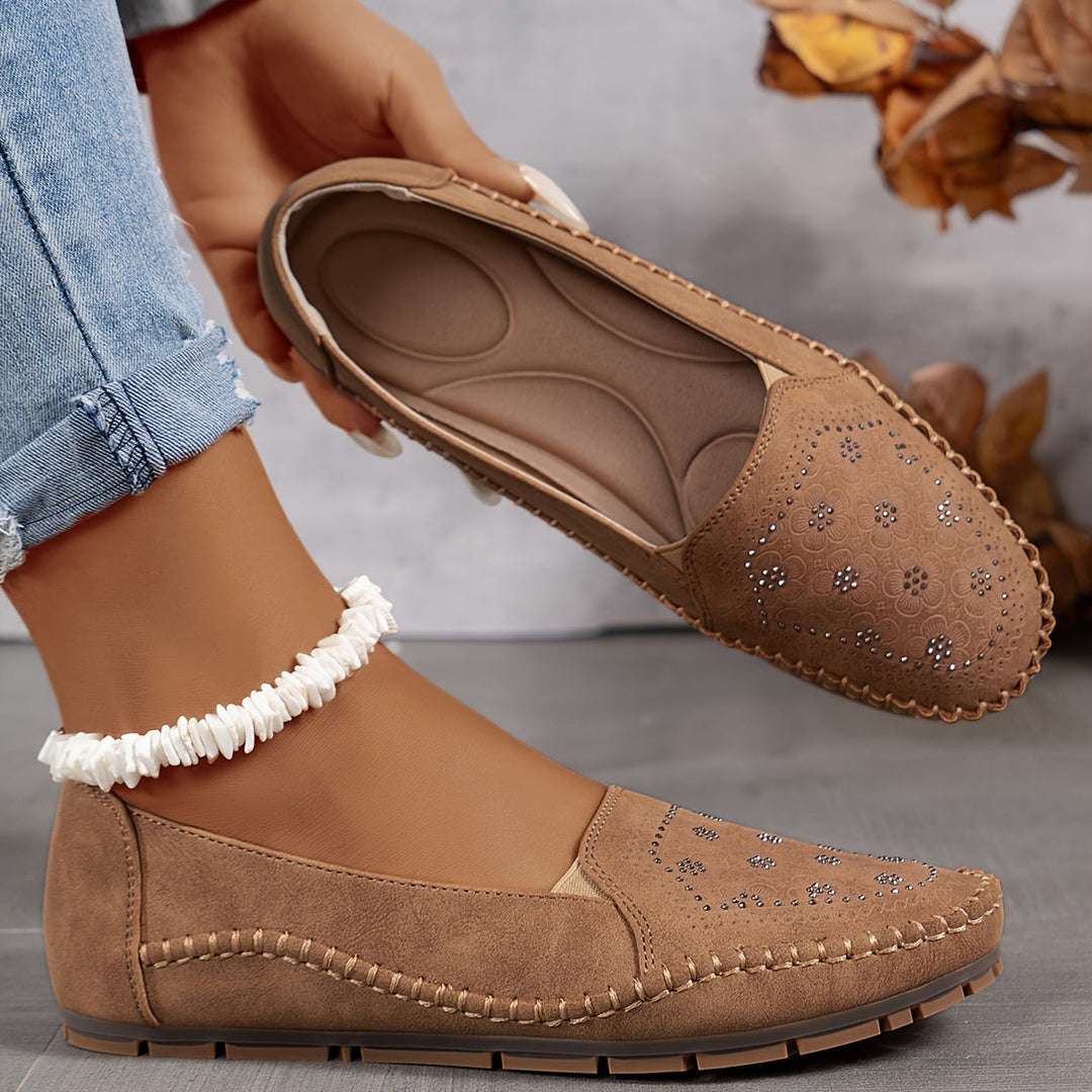 Lyrissa - Pantofi Confortabili Cu Cusături