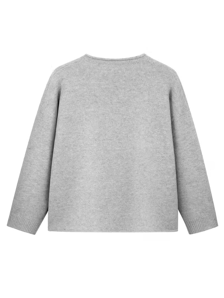Kynza - Cardigan Supradimensionat Cu Nasturi Colorați In Față