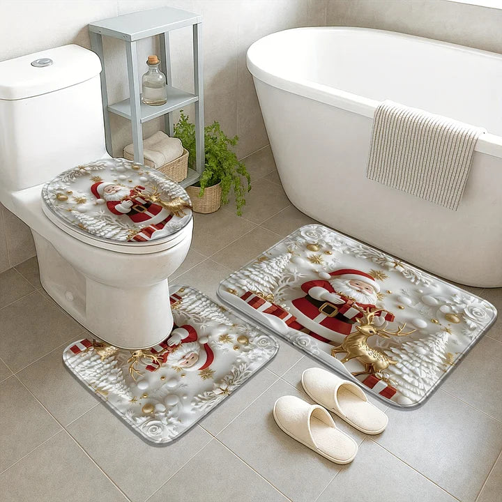 MerryBath - Covoare de Baie și Perdele de duș Pentru Sărbători