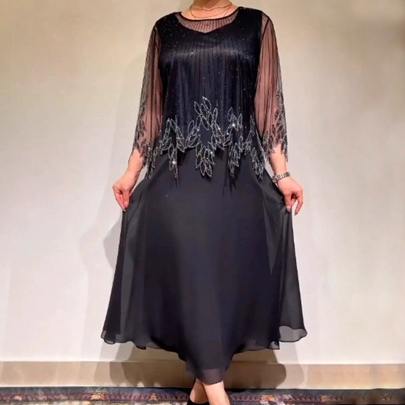 Eiriana - Rochie Midi Elegantă