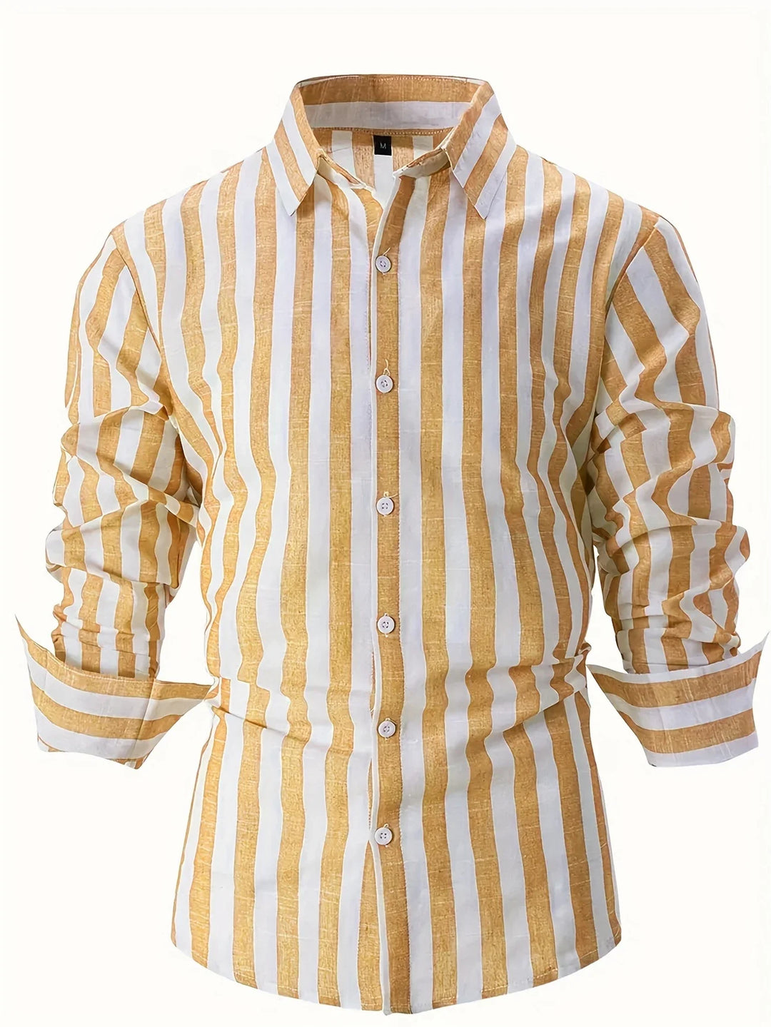 George - Cămașă Elegantă Cu Mâneci Lungi și Dungi