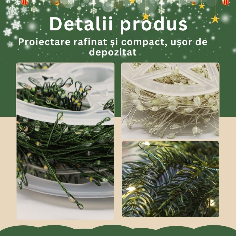 TwinkleWire - Lumini Decorative Din Sârmă De Cupru Cu Telecomandă