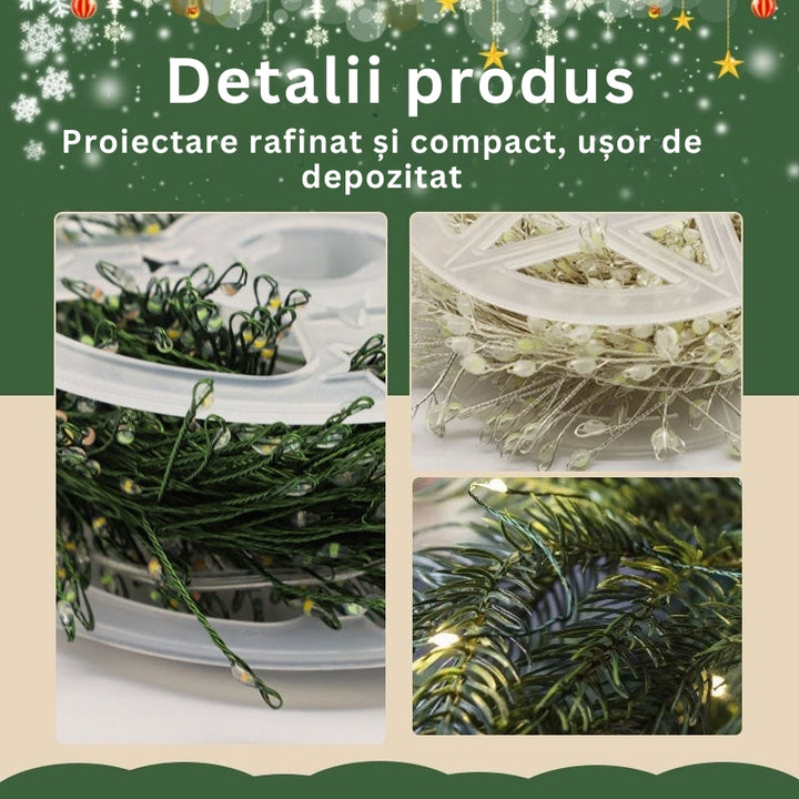 TwinkleWire - Lumini Decorative Din Sârmă De Cupru Cu Telecomandă