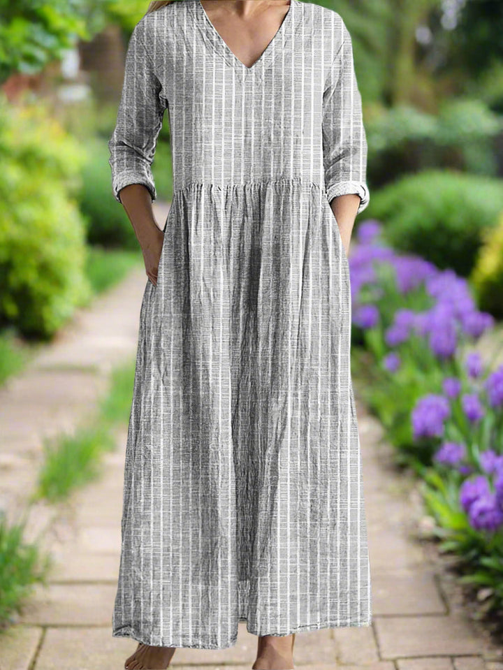 Gregoria - Rochie Casual Cu Dungi