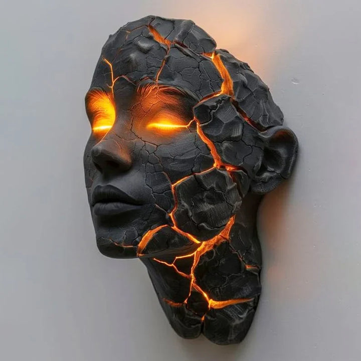 CrackGlow -  Lampă de perete Sufletul Crăpat