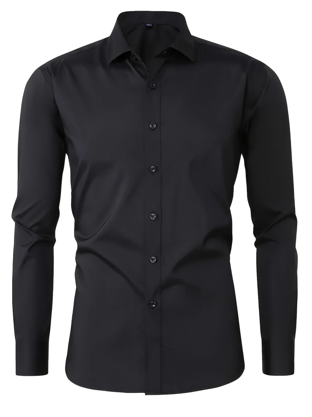 Byron - Cămașă Elegantă Cu Mâneci Lungi și Nasturi