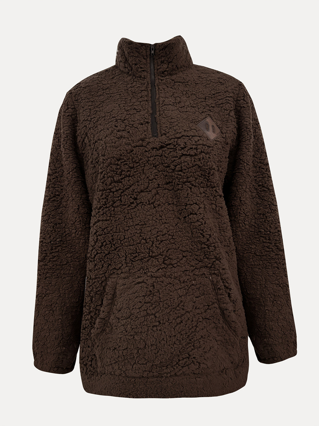 Willemien - Hanorac Cu Mâneci Lungi Din Fleece, Cu Fermoar
