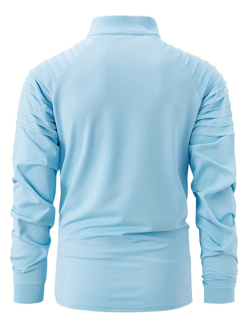 Linwood  - Tricou Polo Cu Mânecă Lungă și Fermoar