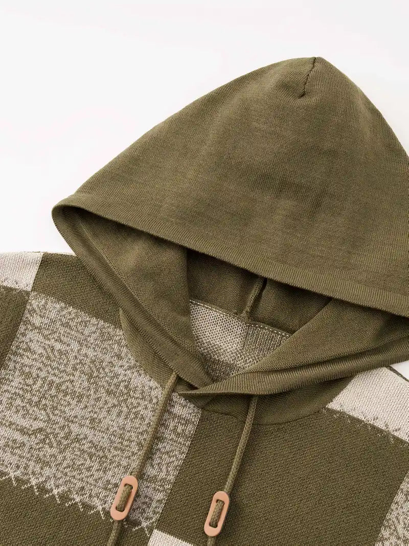 Donovan - Hanorac Confortabil Cu Glugă Tricotat