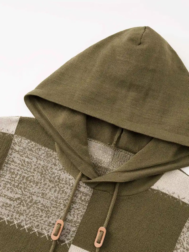 Donovan - Hanorac Confortabil Cu Glugă Tricotat