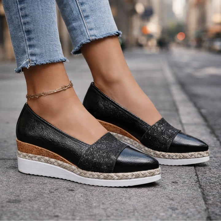 Jahaira - Elegant Antialunecare Wedge Pantofi