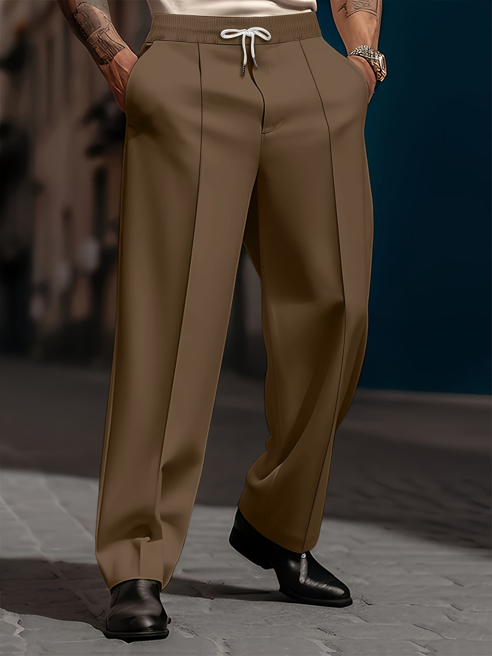 Raimi - Pantaloni Casual cu Buzunare