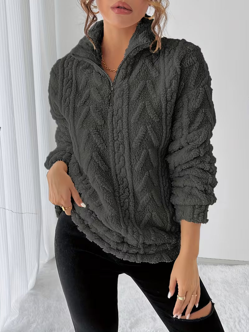 Nessia – Hanorac Versatil Din Fleece, Care Ține De Cald