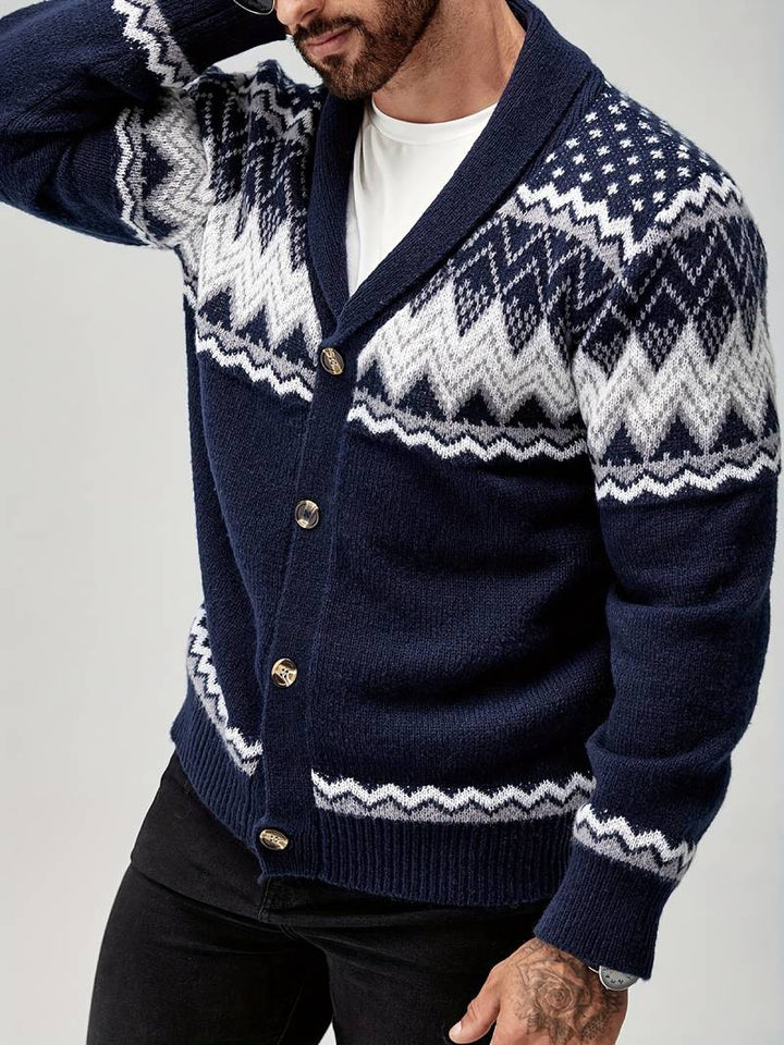 Elroy - Pulover Casual cu Model Geometric