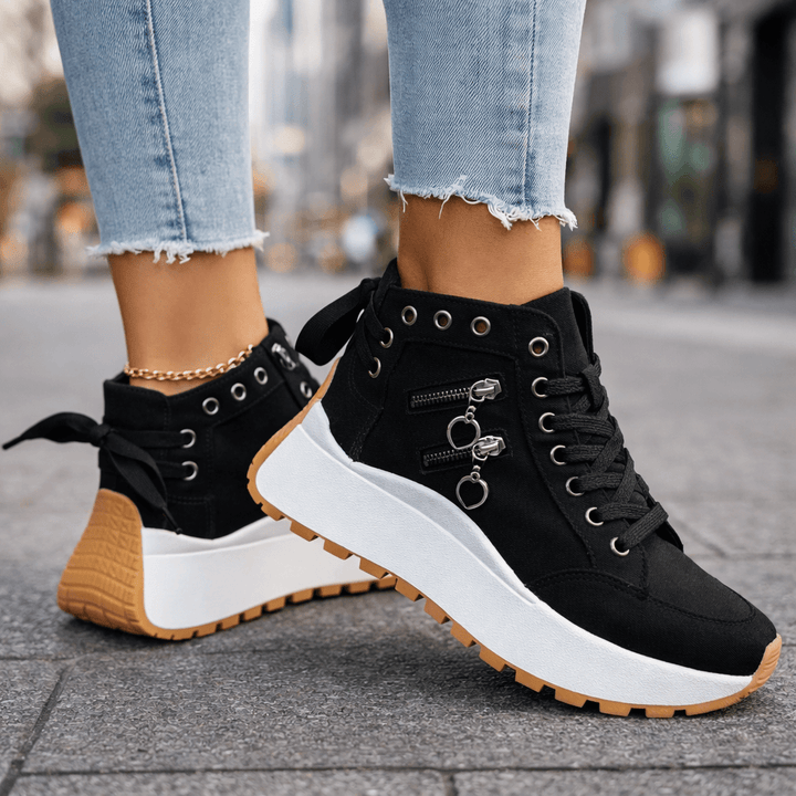 Kamala – Adidași Cu șireturi și Talpă Groasă