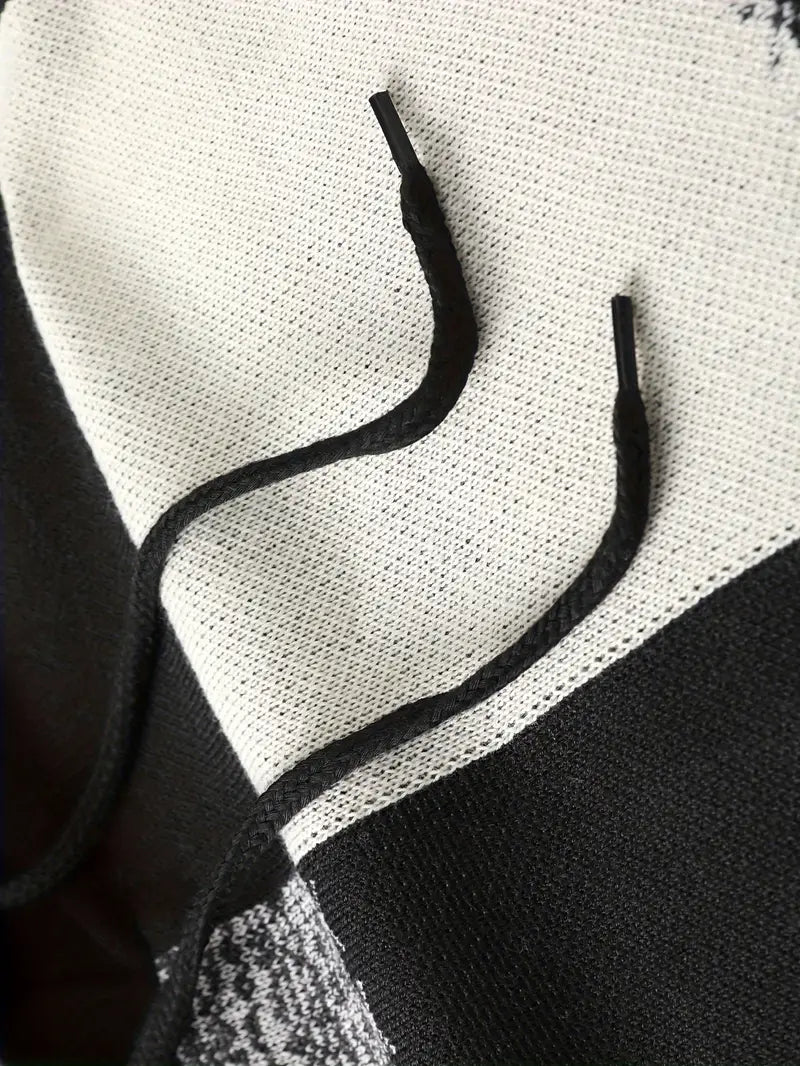 Donovan - Hanorac Confortabil Cu Glugă Tricotat