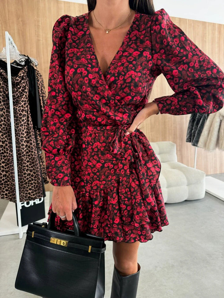 Adinda - Rochie Mini Cu Imprimeu Floral