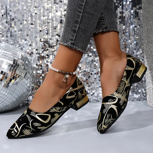 Fernandez - Pantofi Respirabili Cu Toc Mic