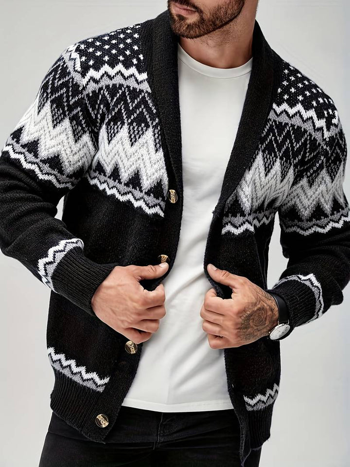 Elroy - Pulover Casual cu Model Geometric